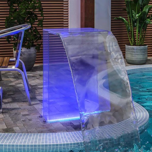 Wasserfall element mit rgb - wasserfall-element,