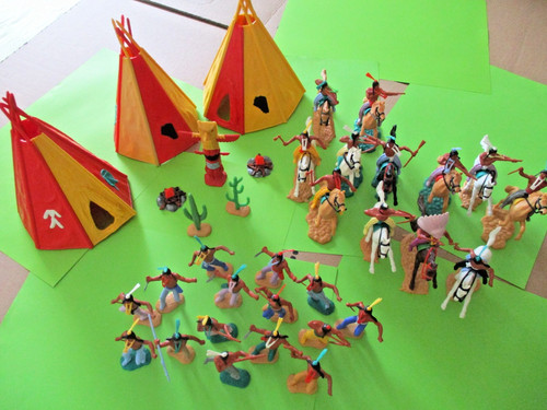 Timpo toys indianer im - timpo,