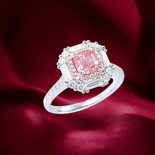 Damenring cushion cut ct - cushion, 2,35