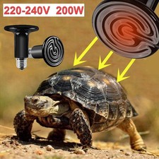 2x 200W Wärmelampe Heizlicht Reptilien Aquarium Terrarium Keramik Wärmestrahler