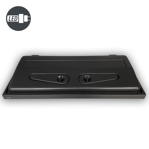 Led aquarium abdeckung schwarz - led,