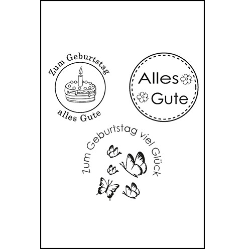 Stempel clear alles - "alles,