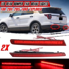 2x Rot Heckstoßstange