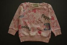 NEXT Pullover  80 86 Longsleeve rosa Peppa Pig neu Glitzer rosa Hoody Mädchen