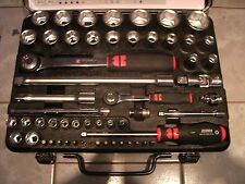 Würth Zebra Knarren und Ratschenkasten 1/4 und 1/2  56 tlg.