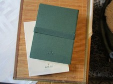Original Rolex Notizbuch Grün