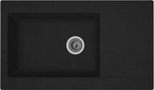 Respekta Denver Mineralite Granitspüle Einbau-Küchenspüle 1 Becken 1689038