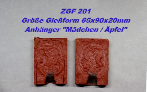 Zinngießform anhänger - zinngießform,