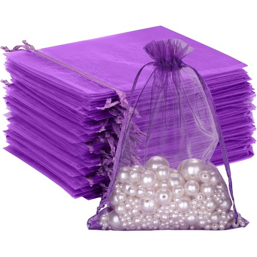 Organza beutel 13x18cm violett - 13x18cm,