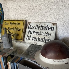 Bergbau Devotionalien Schilder Brichgebiet Helm Und Lampe Aus Sulzbach-Rosenberg