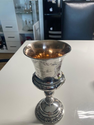 Weinpokal weinbecher silber - weinbecher,