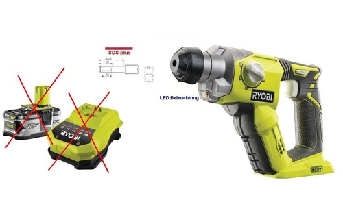 Ryobi 18v akku kombihammer - 18v, akku-kombihammer