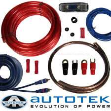 Autotek Kabelset 20mm² Anschlusskit Auto Verstärker Strom-Kabel-Set AT20KIT