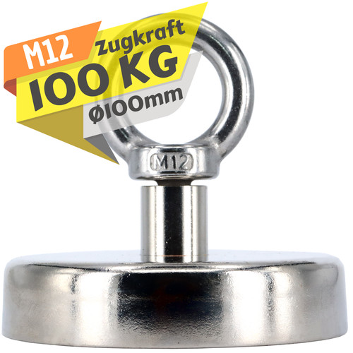 100kg magnet bergemagnet 100mm - magnet,