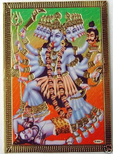 Bild durga hinduismus - durga,