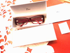 Christian Dior Brille -Brillengestell- weinrot , Retro, sehr gut erhalten