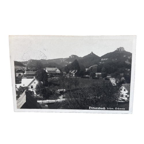Postkarte dittersbach - postkarte,