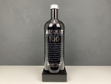 [leer] Absolut Vodka "100" 1L alte Edition Flasche