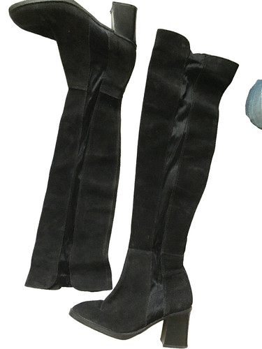 Overknee stiefel wildleder - overknee,