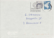 Werbestempel Oberstdorf, Nordische Ski-WM 1987, Stadion, auf Brief