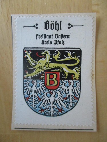 Wappenmarke böhl - wappenmarke,