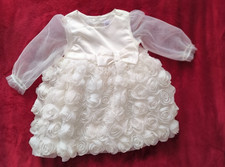 2 x wunderschönes Baby Kleid Taufe Hochzeit Festkleid Gr. 86 Zwillinge