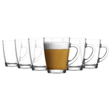 6x LAV Vega Glas Kaffee Tassen