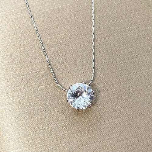 Damen halskette zirkonia - damen,