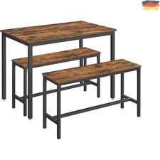 Esstisch Set mit 2 Bänken