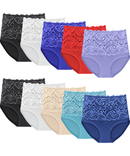 10er pack damen slips - 10er,
