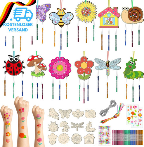 Windspiel bastelset kinder - windspiel,