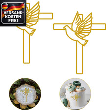 2 Stück Kommunion Tortendeko