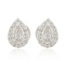 0.21 Karat Birne Halo Diamant