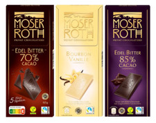 3x 125g MOSER ROTH Edel Bitter