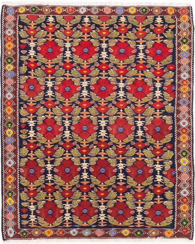 Kelim senneh teppich 120x147 - kelim,