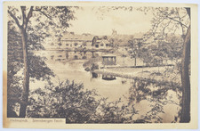 Ansichtskarte Helmstedt Sternbeger Teich Niedersachsen 1914 gelaufen Postkarte