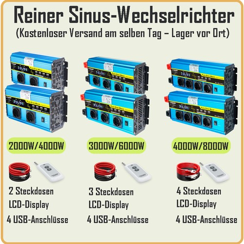2000w 8000w reiner sinus - 2000w,
