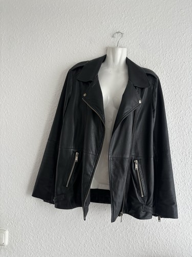Zara damen lederjacke schwarz - lederjacke,