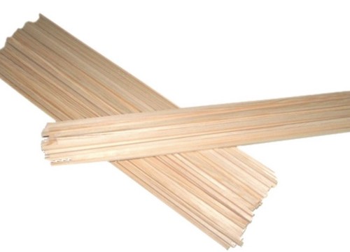 100x holzstäbchen vierkant - 100x,
