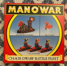 Games Workshop Man O'War Chaos Dwarf Battle Fleet