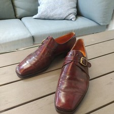 Fratelli Rossetti, Herrenschuhe, Rossetti Moda, Gr.. 9 =  Ca.43,  Mahagoni