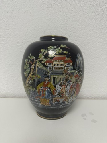 Porzellan vase kobalt - ,