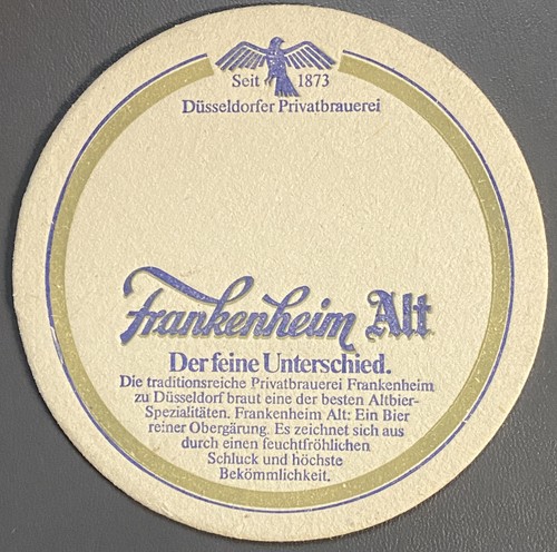 Düsseldorf frankenheim alt - frankenheim,