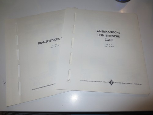 Leuchtturm vordruck bizone - sf,