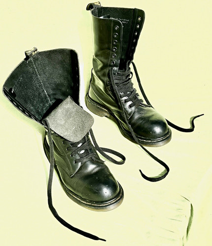 Kampfstiefel oxblood - „kampfstiefel“,