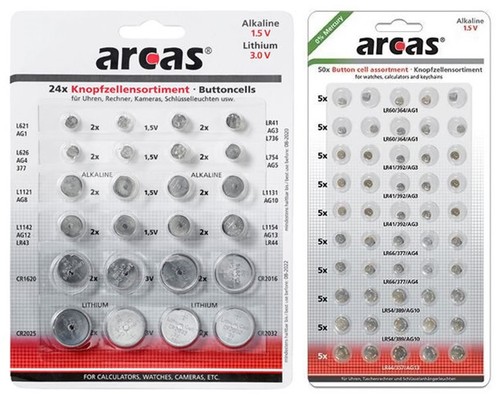 Knopfzellen set für swatch - set,