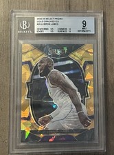 LeBron James /10 Gold Cracked