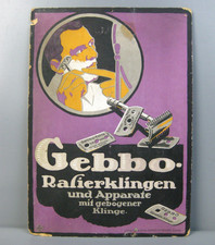Altes werbeschild gebbo - altes,