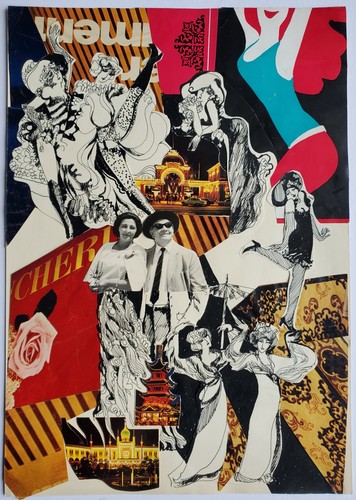 Collage zeichnung bauhaus - zeichnung,