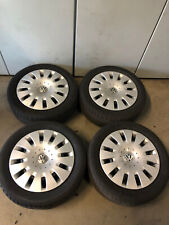 4 x POLO 6R SOMMERREIFEN + STAHLFELGEN 195/55R15 NR. 1021
